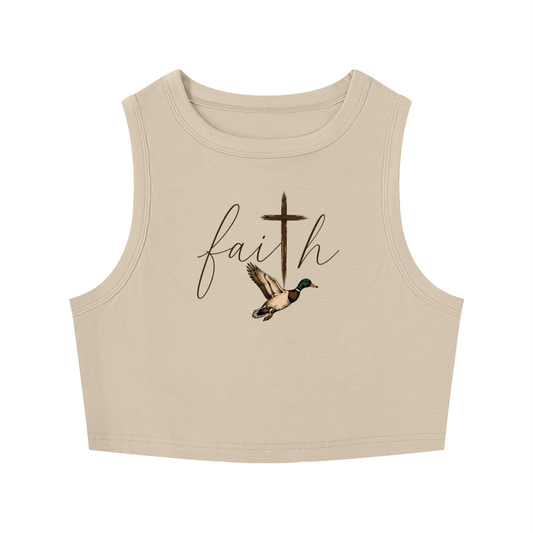 Faith Takes Flight Cropped Tank